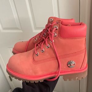 Pink timberlands